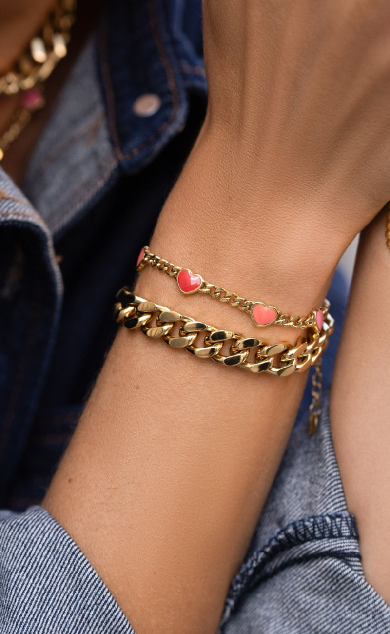 Smykkeli Copenhagen Armbånd - Venice - Gold Chain