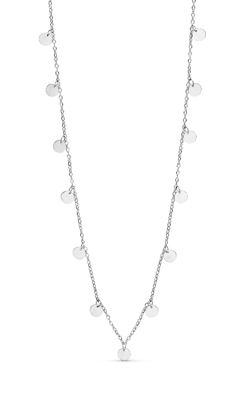 Smykkeli Copenhagen Halskæde - Shiny Drop - Silver Colour
