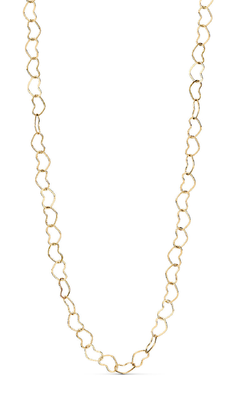 Smykkeli Copenhagen Halskæde - Tiny Hearts - Gold Colour