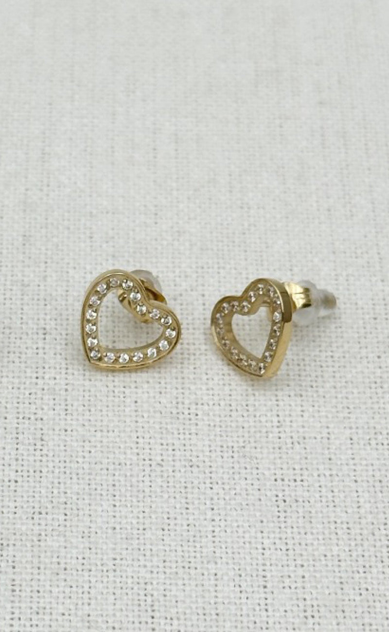 Smykkeli Copenhagen Øreringer - Budapest Heart - Gold