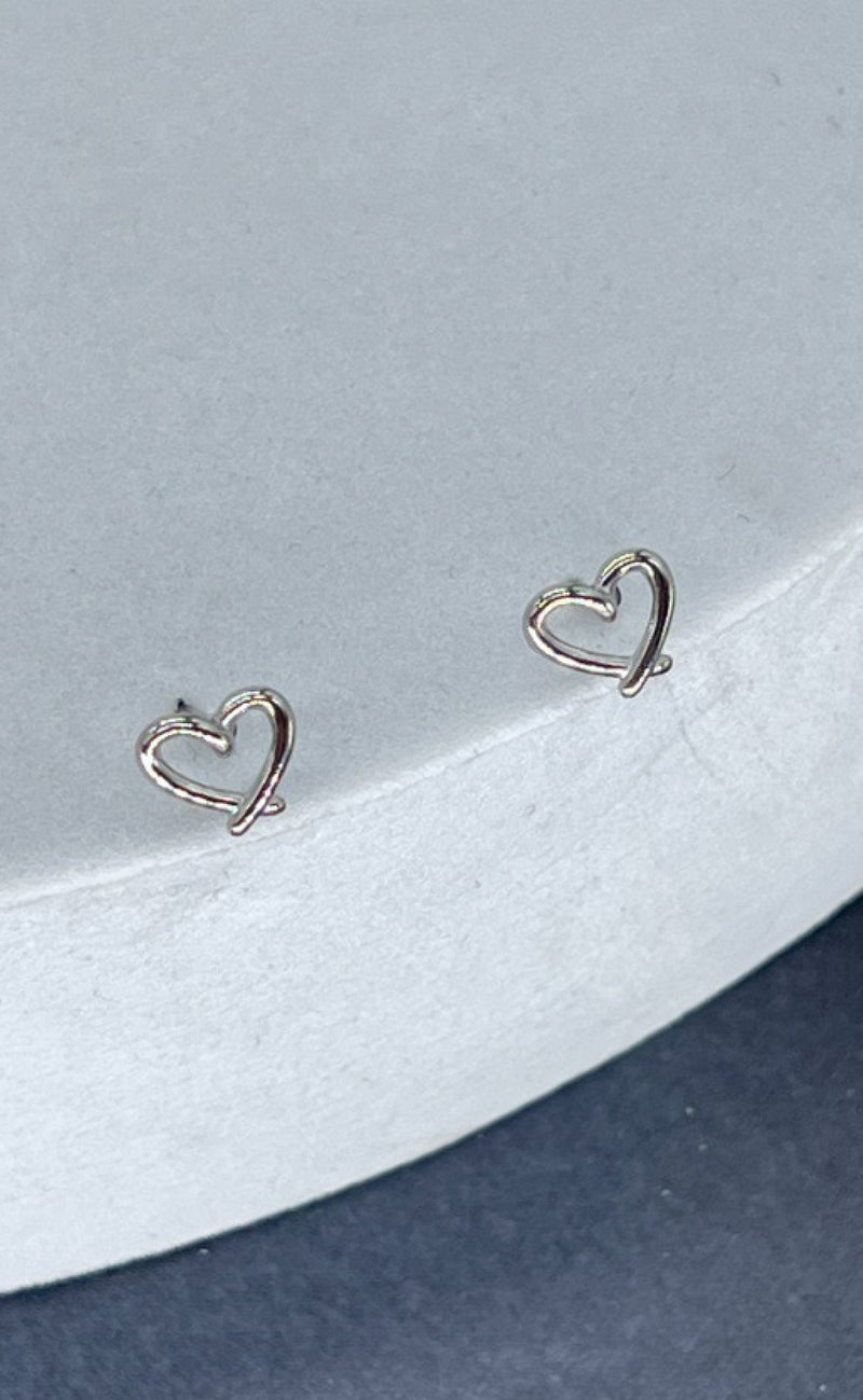 Smykkeli Copenhagen Øreringer - Hollywood Heart - Silver