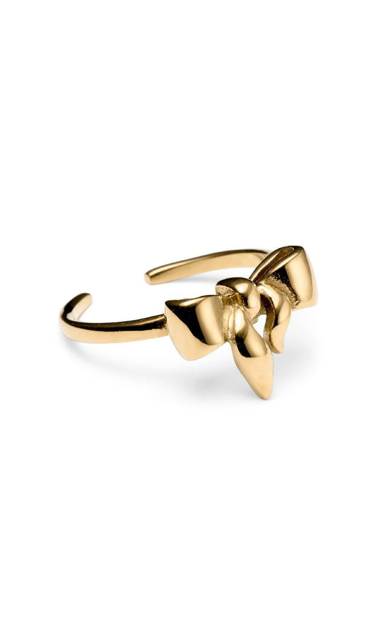 Smykkeli Copenhagen Ring - Christina Bow - Gold Colour