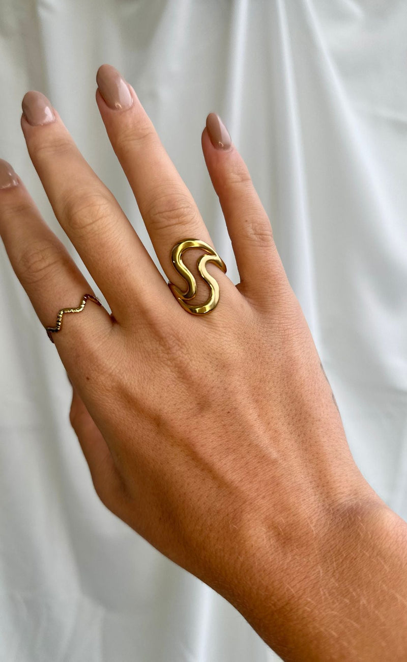 Smykkeli Copenhagen Ring - Madrid - Gold
