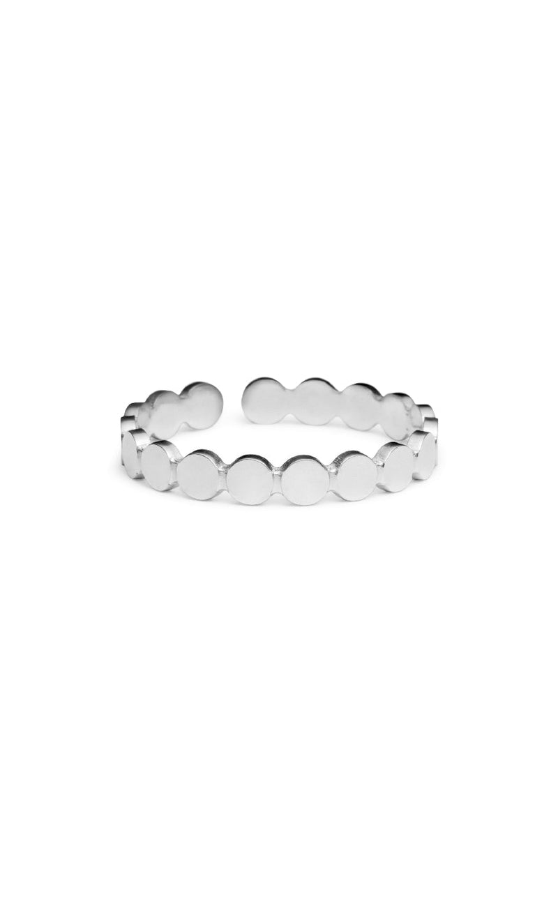 Smykkeli Copenhagen Ring - Oakland - Silver Colour