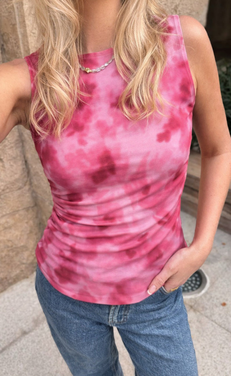 Say INA Copenhagen Topp - Sophia Mesh - Blurred Pink