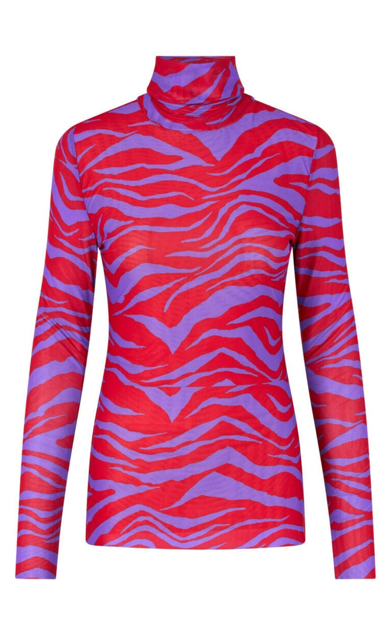 Cras Bluse - Koby - Zebra Red