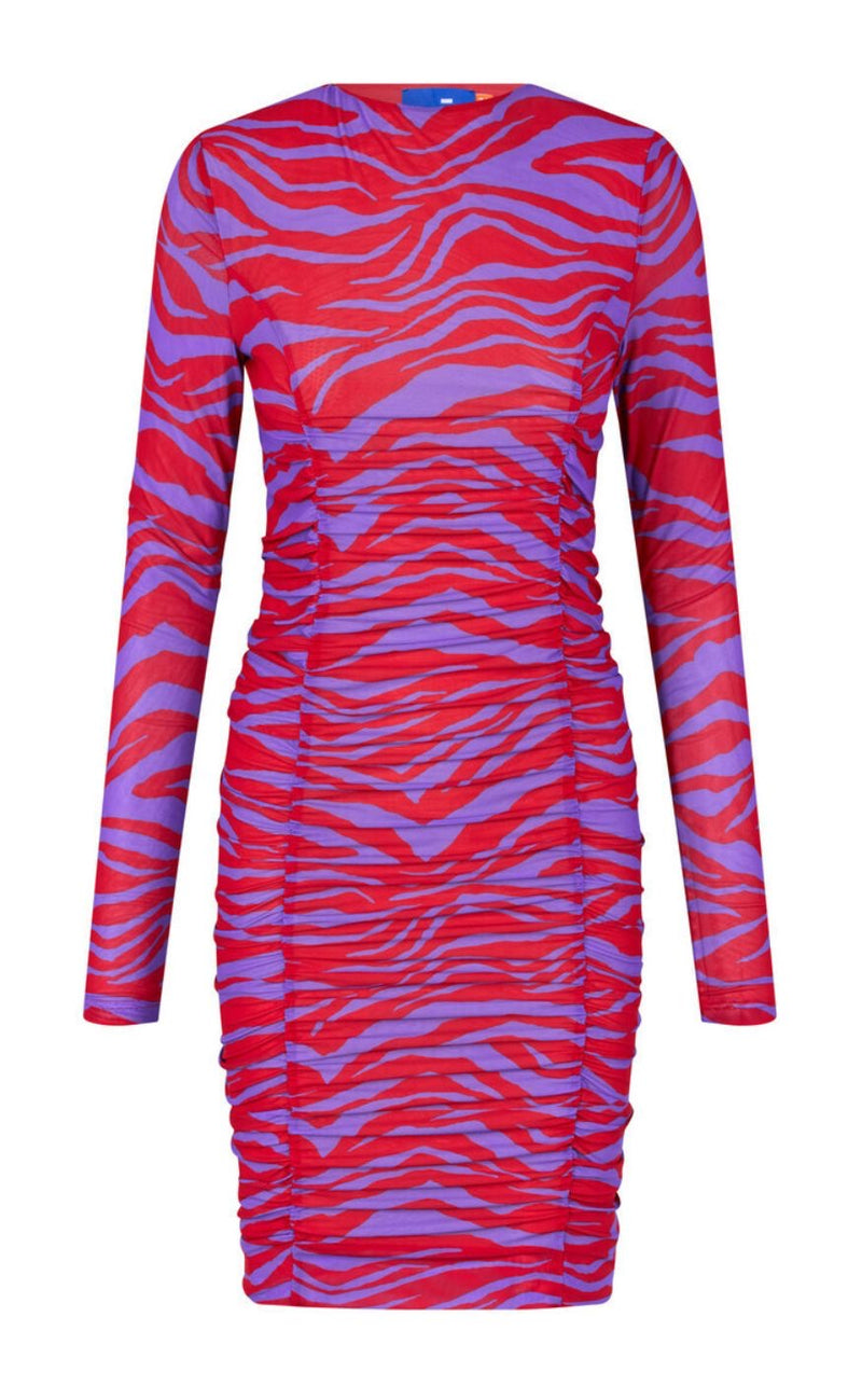 Cras Kjole - Tanja - Zebra Red
