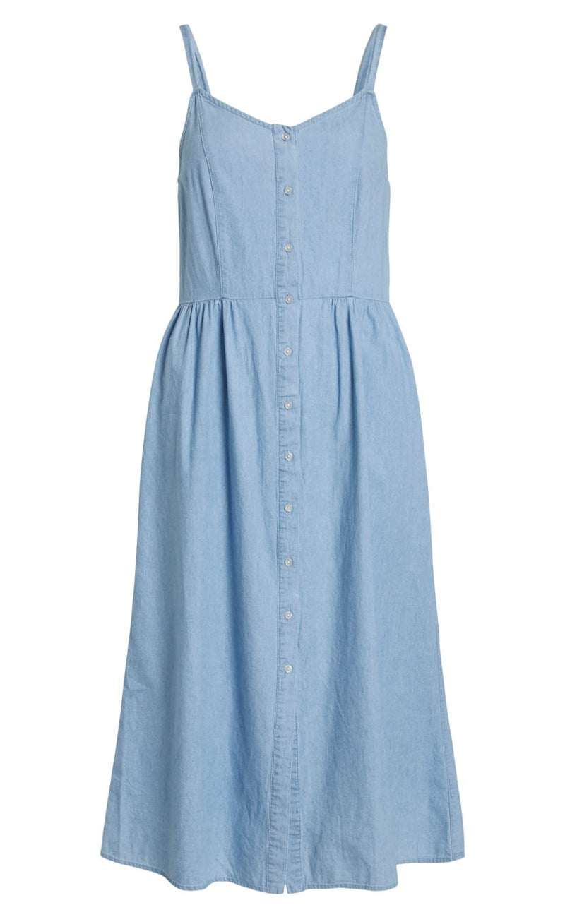 VILA Kjole - Zia - Light Blue