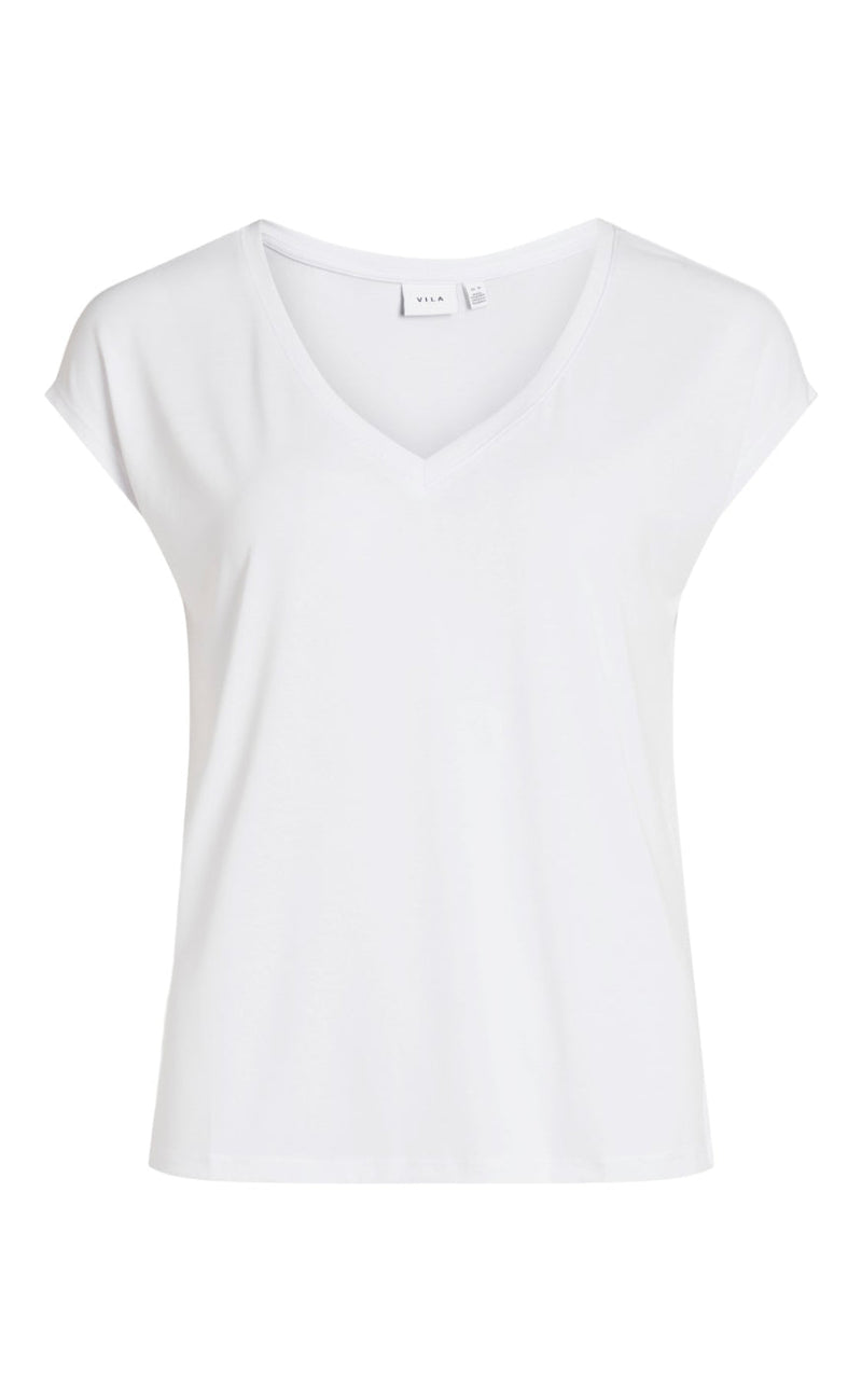 VILA Topp - Modala - White