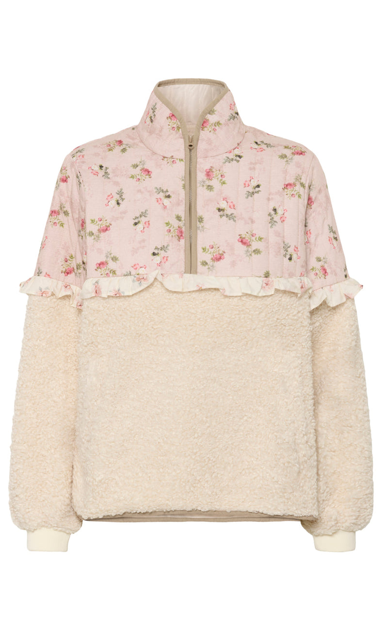 Culture Jakke - Aiko Catina Teddy - Whitecap