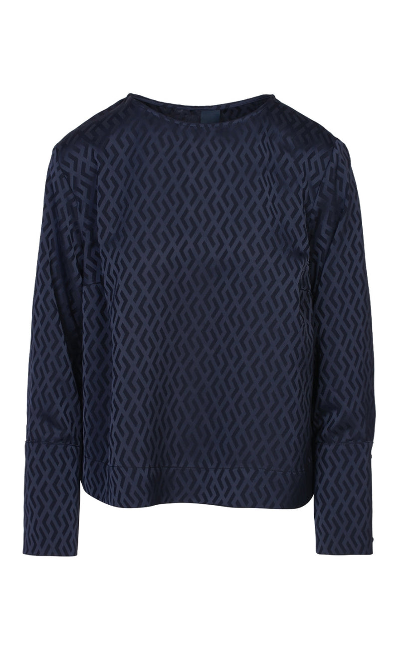 One Two Luxzuz Bluse - Albin - Navy