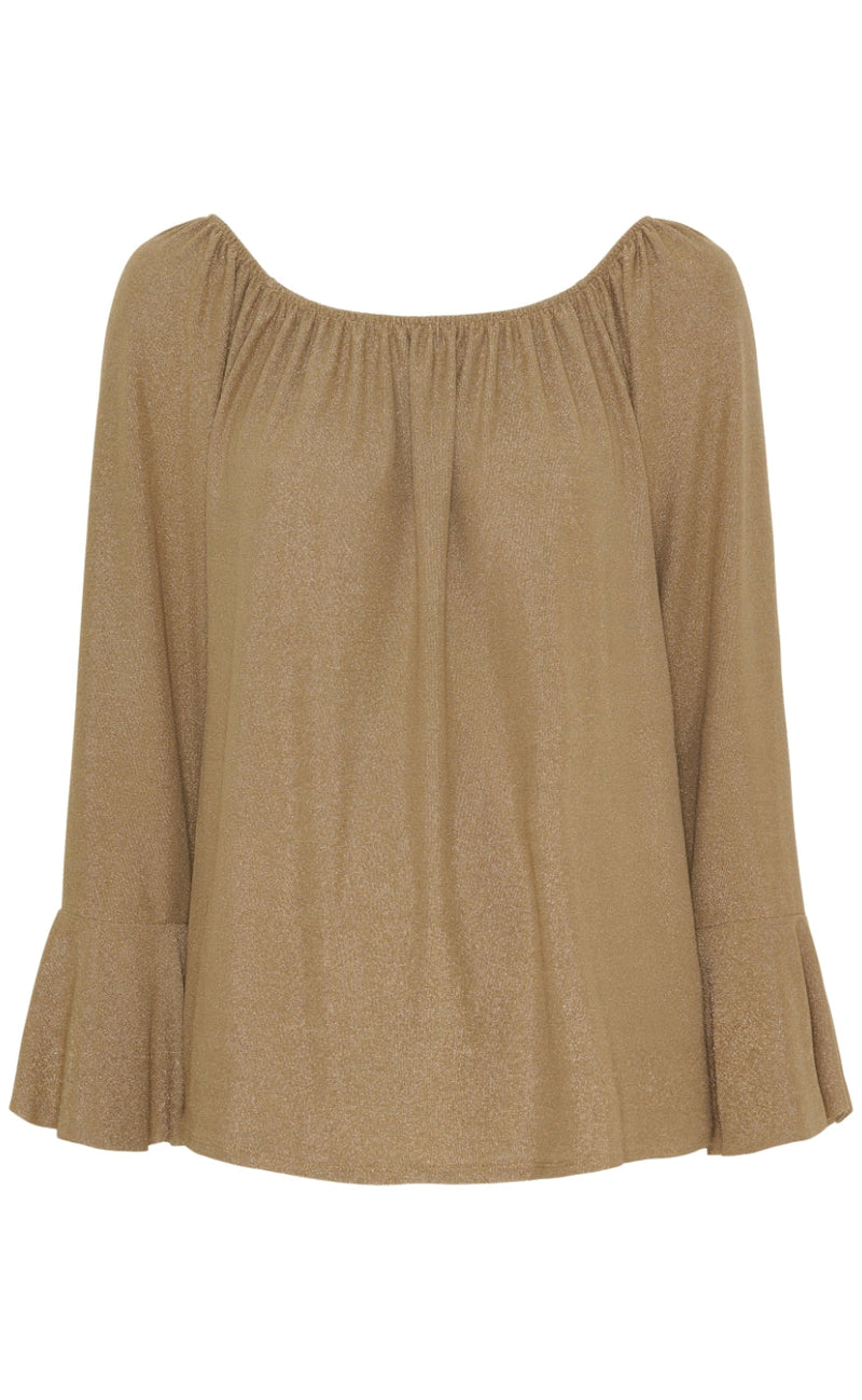 Marta Du Chateau Bluse - 6139 Alexandra - Camello