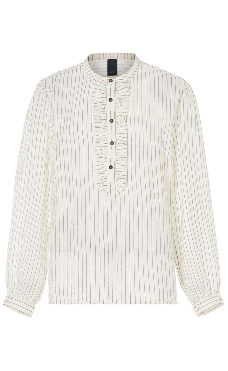Luxzuz Bluse - Anso - Cream