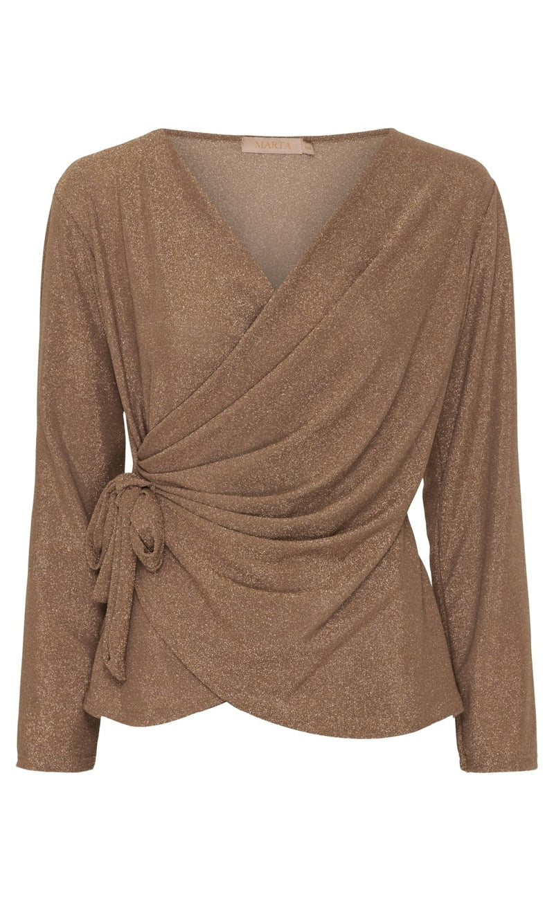 Marta Du Chateau Bluse - 1612 Andi - Camello