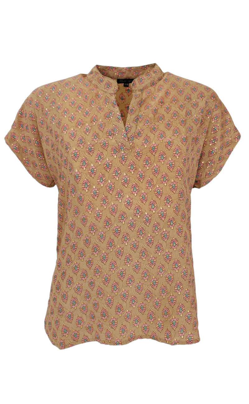 Black Colour Topp - Luna Andrea - Savannah Latte