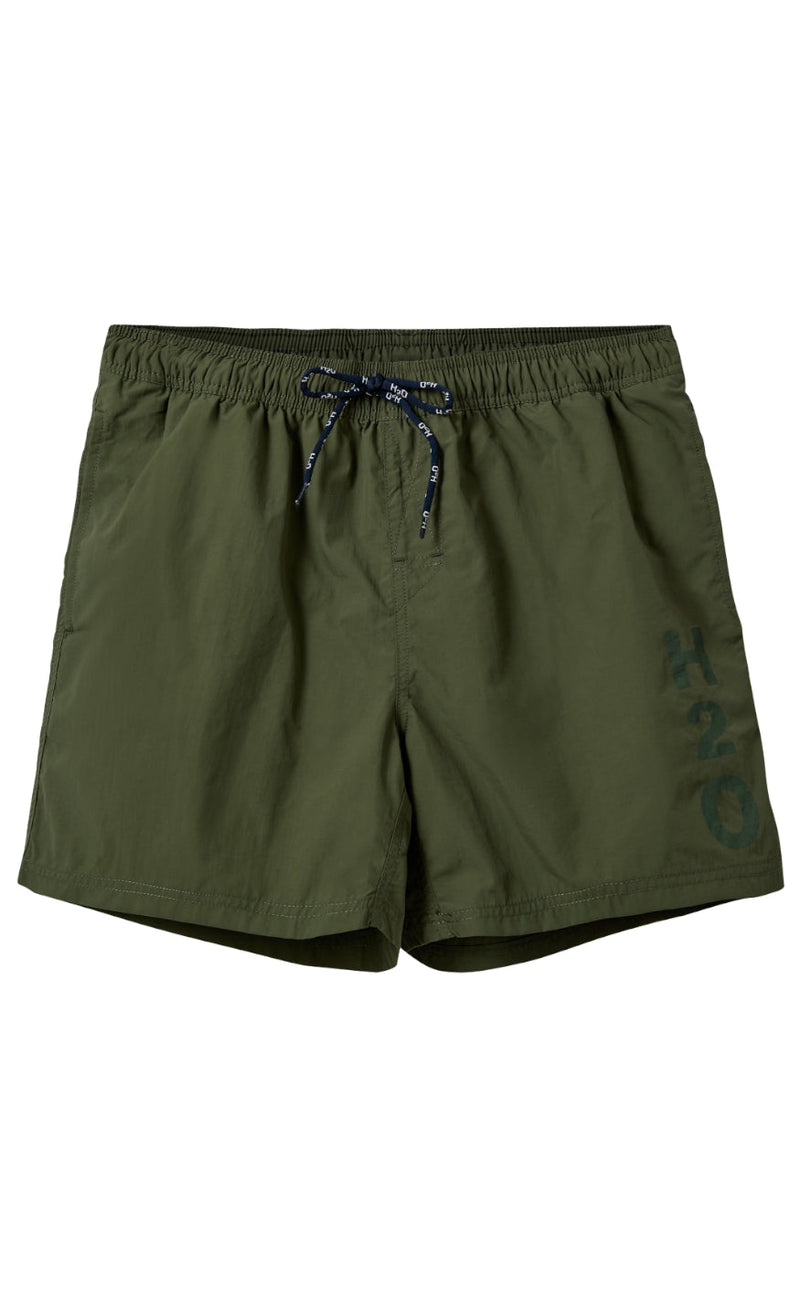 H2O Shorts - Leisure Logo - Army