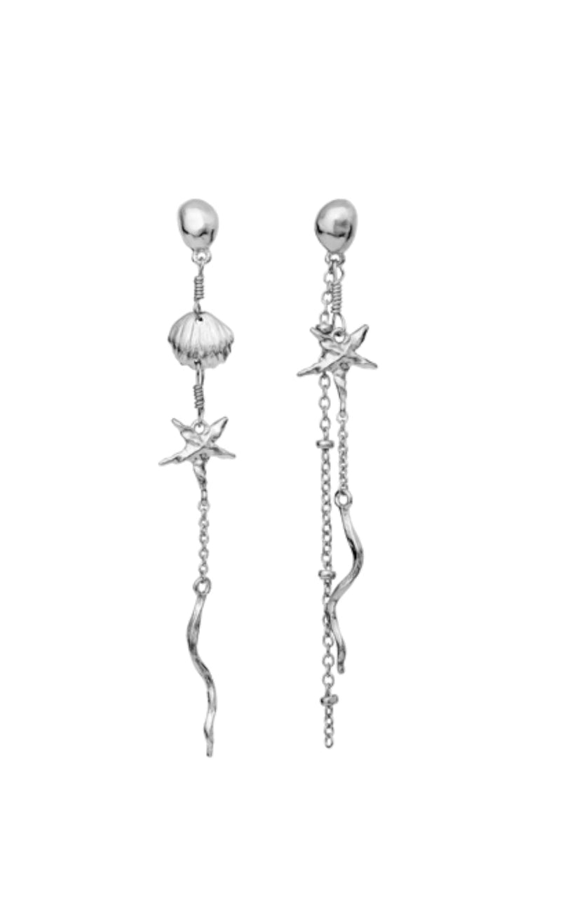 Maanesten Øreringer - Aruba - Silver