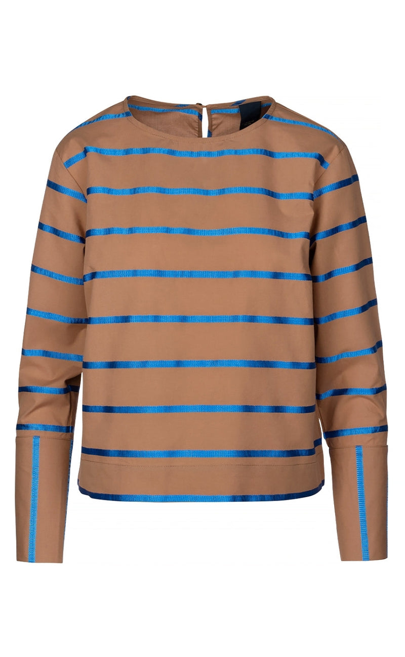 One Two Luxzuz Bluse - Albin - Bone Brown