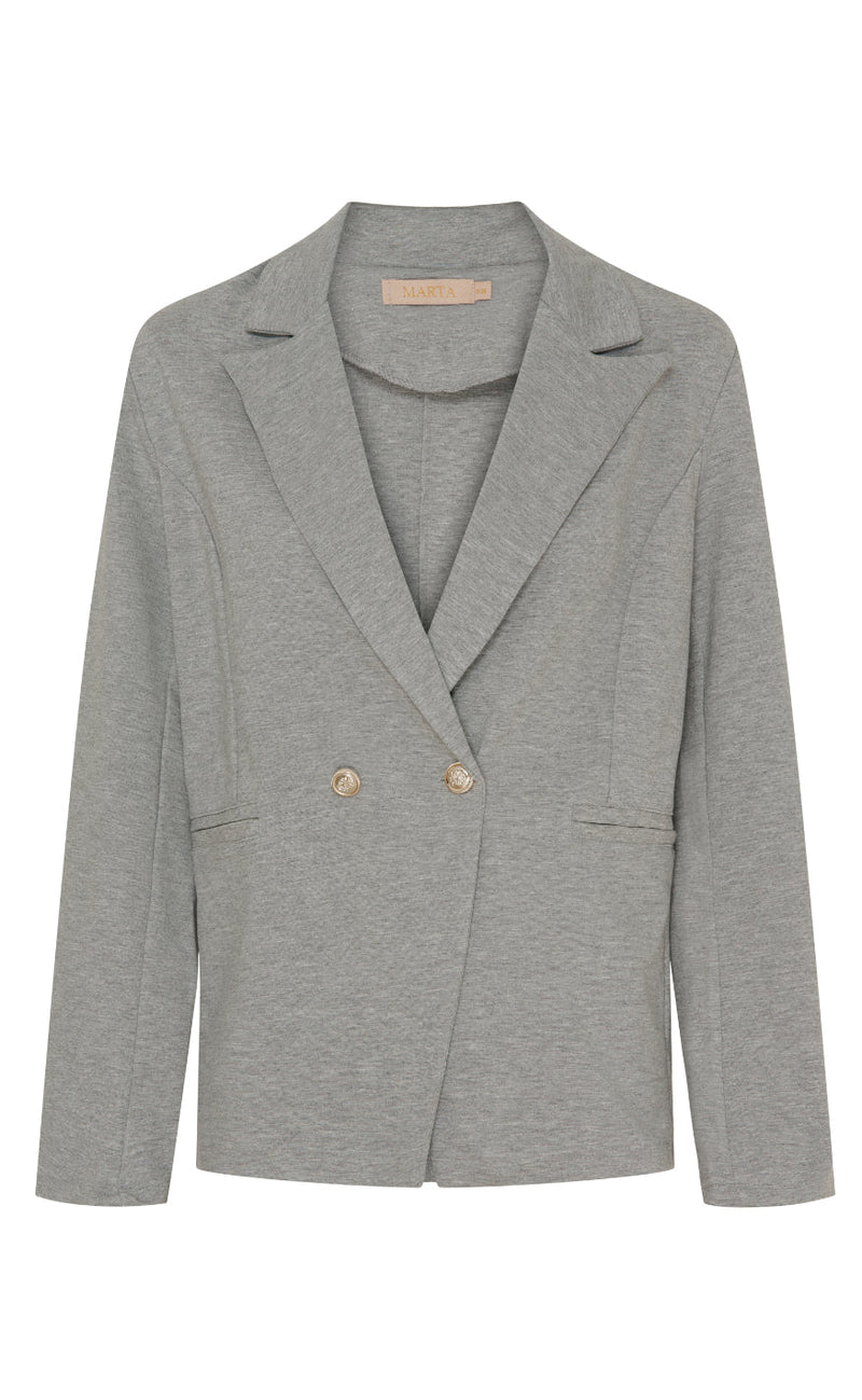 Marta Du Chateau Blazer - 85641-1 Vivian - Grey Melange