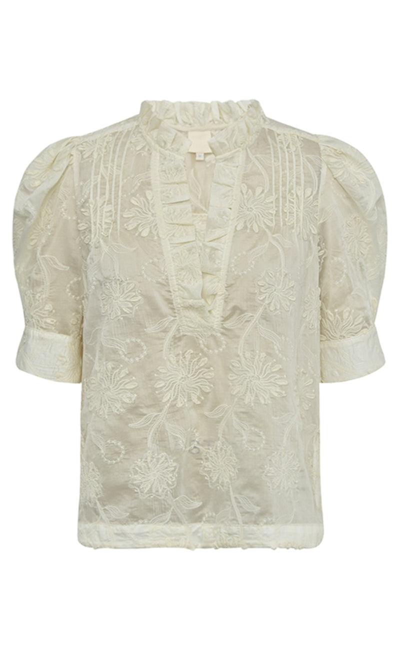Gossia Bluse - Amar - Creme