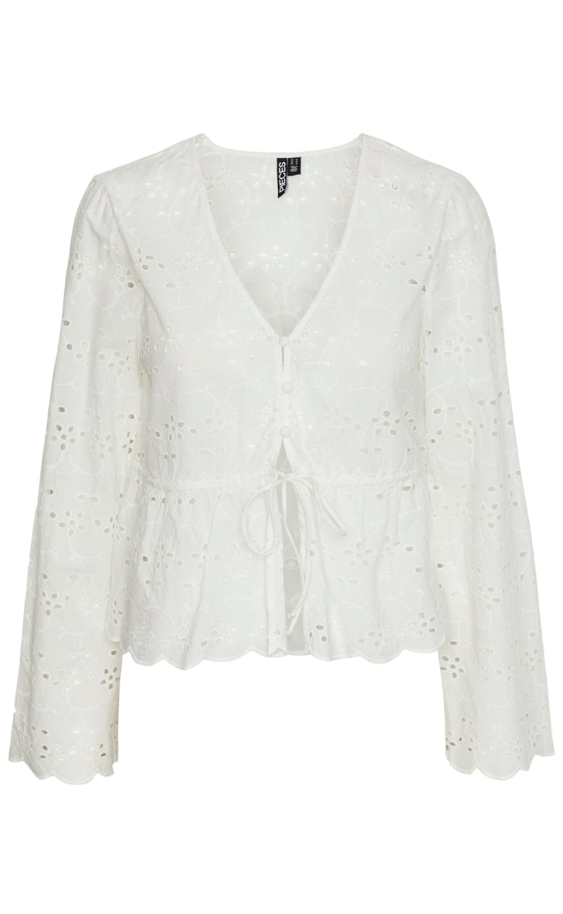 PIECES Topp - Armorine - Cloud Dancer