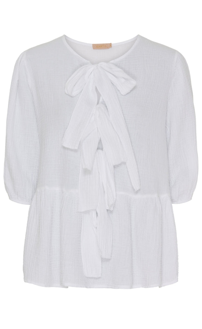 Marta Du Chateau Bluse - 6167 - White