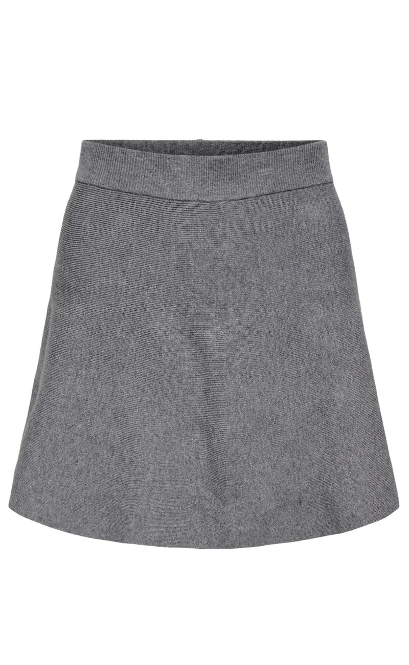 ONLY Skjørt - Cosima - Medium Grey Melange