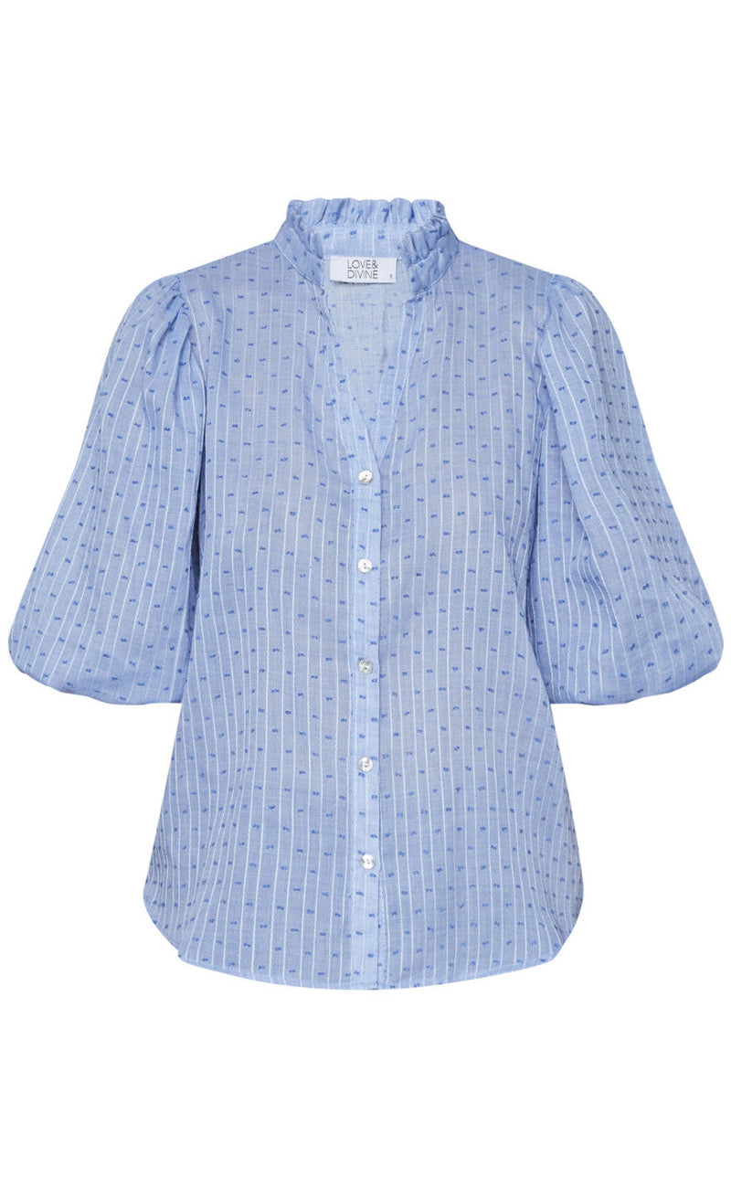 Love & Divine Bluse - Love456-7 - Blue Dot