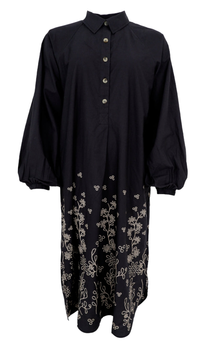 Black Colour Kjole - Verity - Black