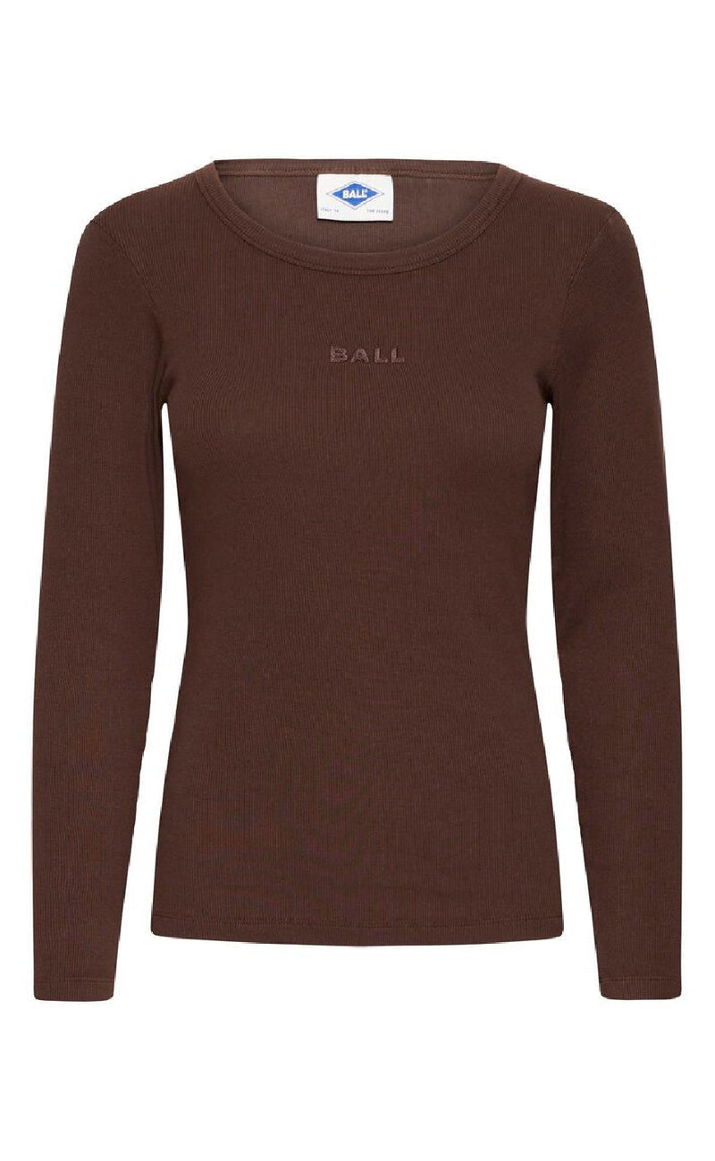 BALL Original Bluse - Tobelli - Coffee Bean