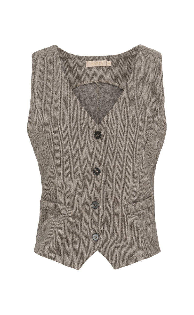 Marta Du Chateau Vest - 3913 Bente - Fango