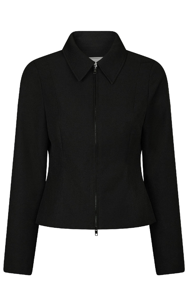 Neo Noir Bluse - Bertha Structure - Black