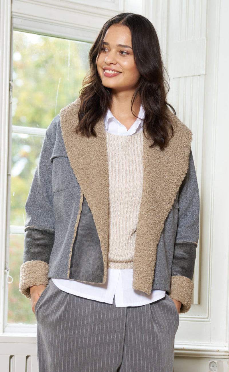Marta Du Chateau Jakke - 80130 Beth - Grigio