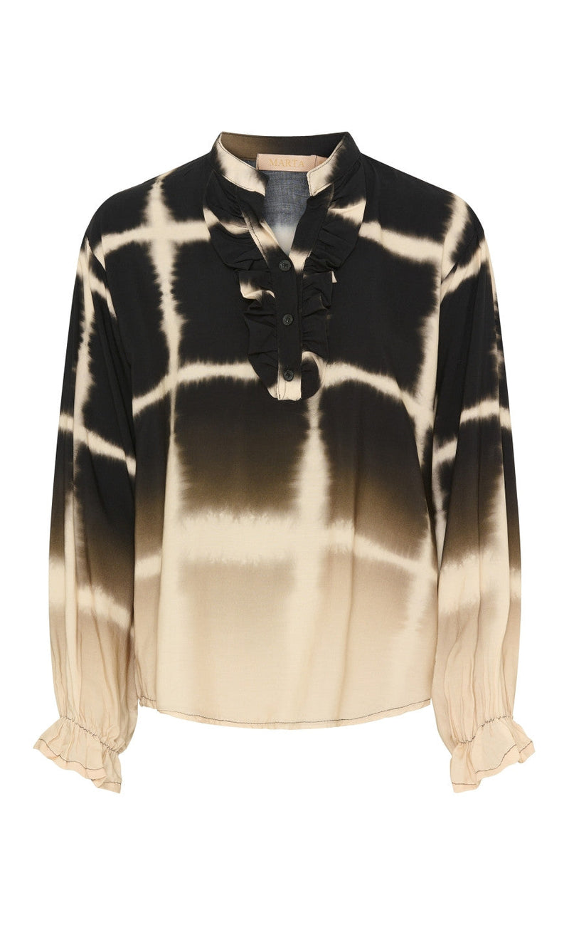 Marta Du Chateau Bluse - Aya - Black
