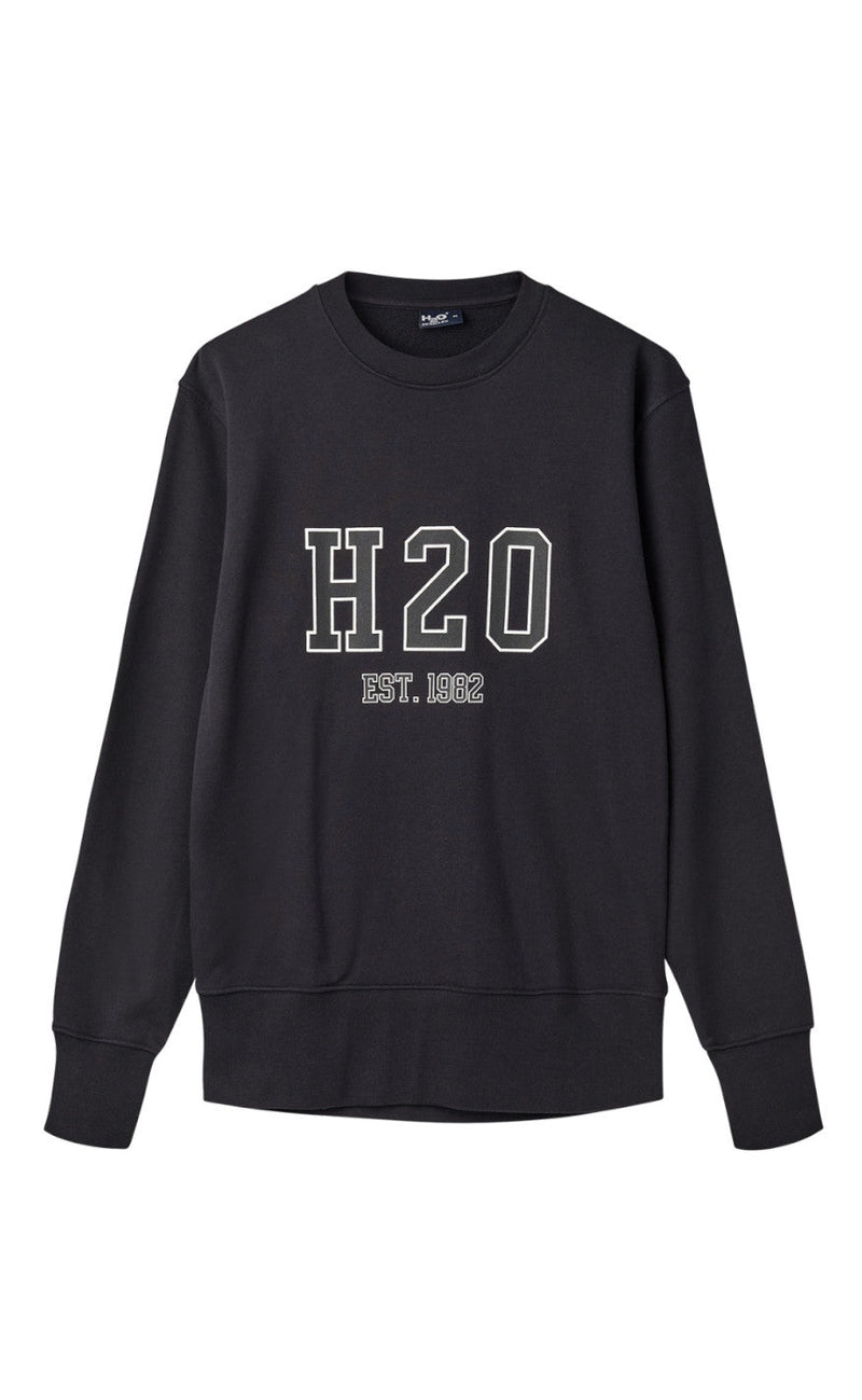 H2O Sweater - Collage Sweat O'Neck - Black