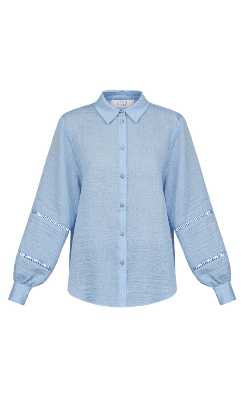 Love & Divine Bluse - Love1282 - Blue