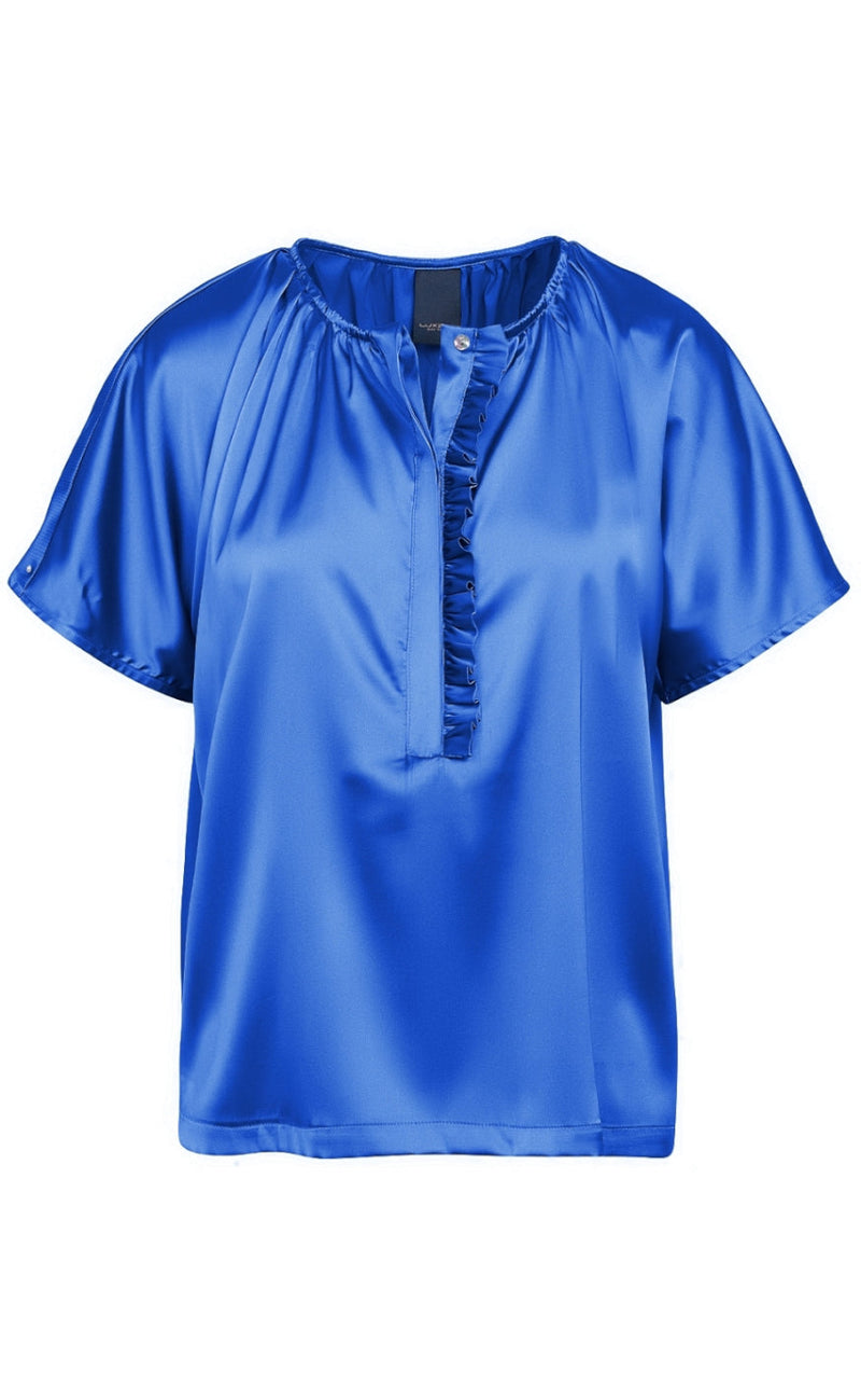 One Two Luxzuz Bluse - Relian - Porcelain Blue