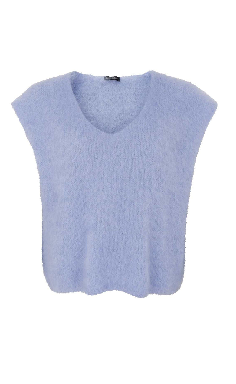 Black Colour Vest - Joerk - Lt. Blue
