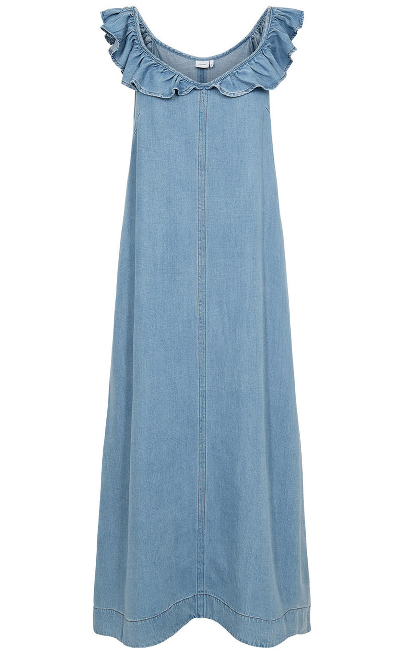 Nümph Kjole - Elida - Light Blue Denim