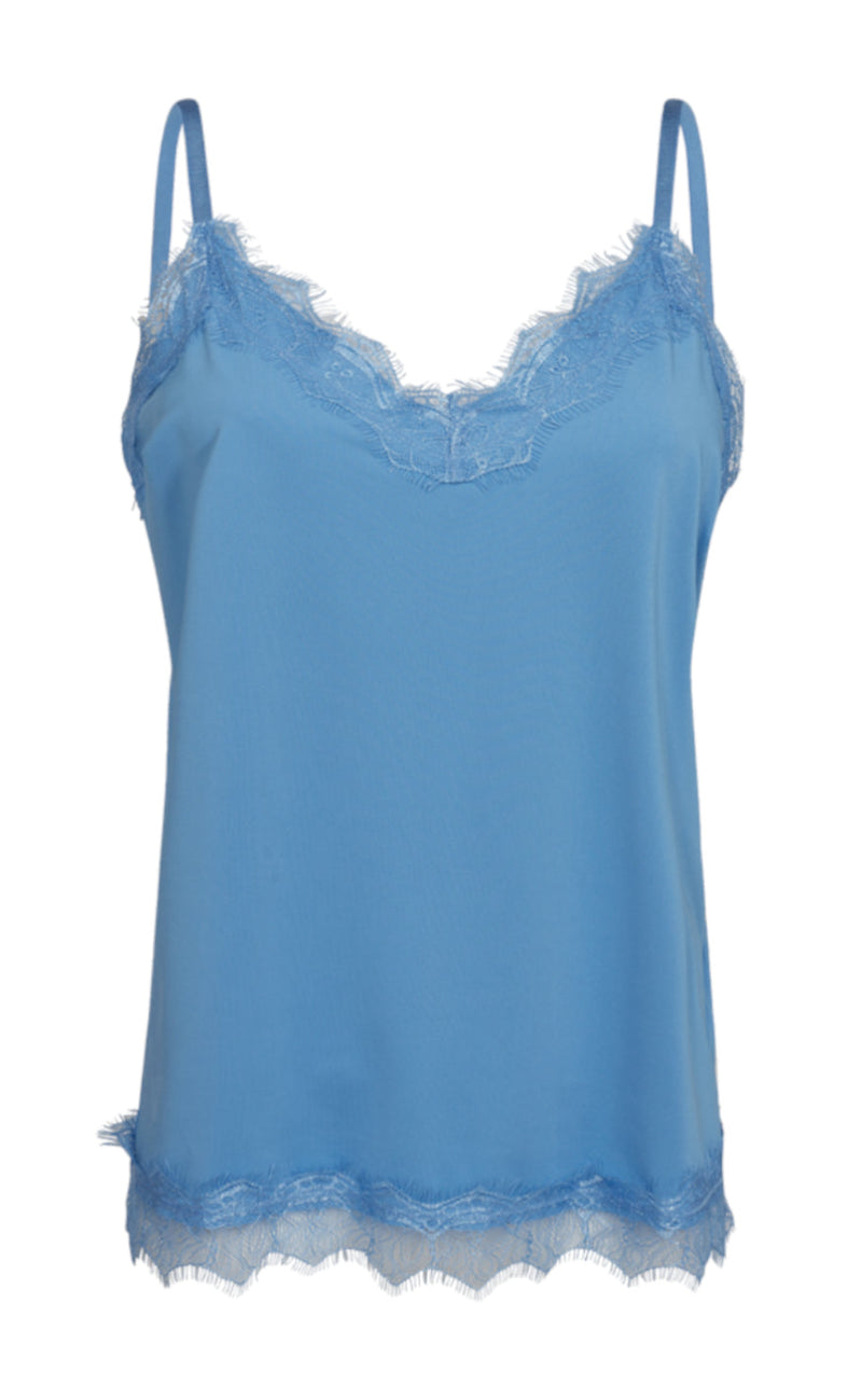 Freequent Topp - Bicco - Azure Blue