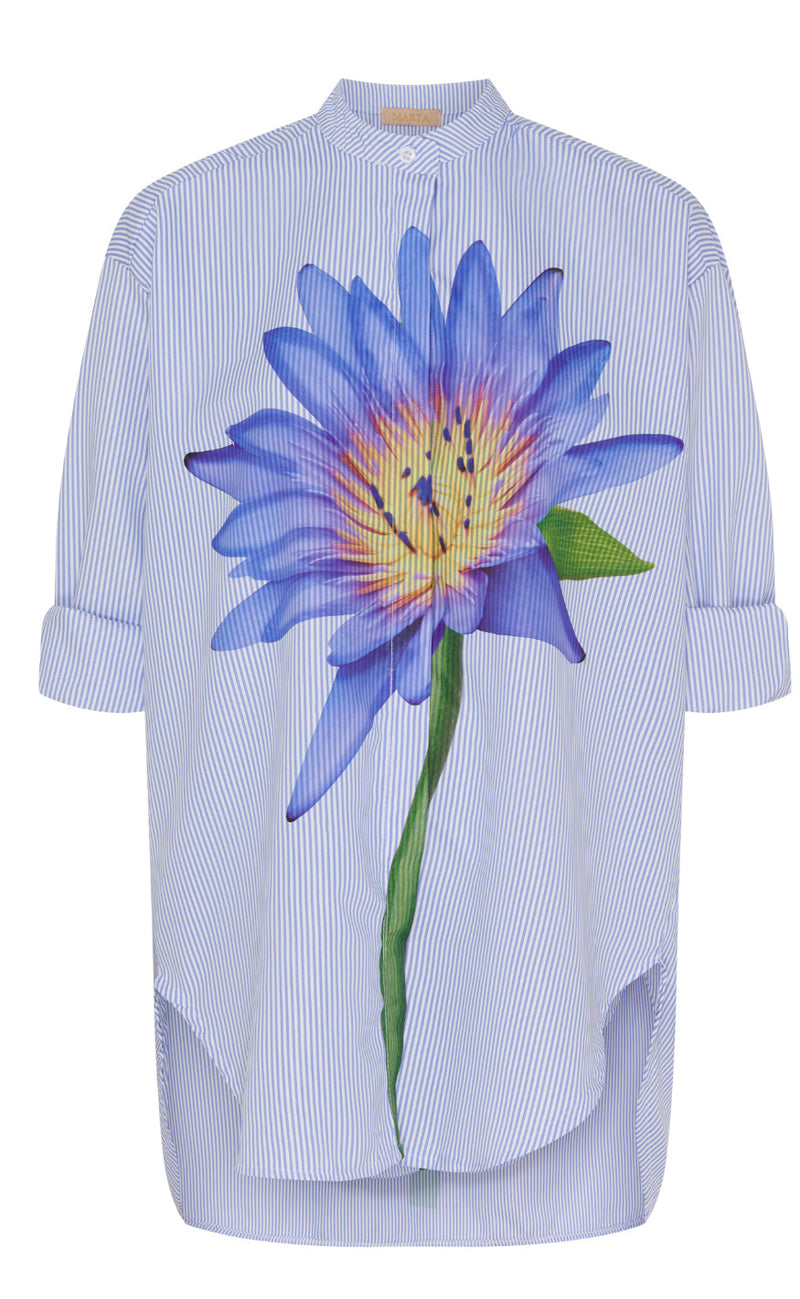 Marta Du Chateau Skjorte - 83215 Natasha - Blue
