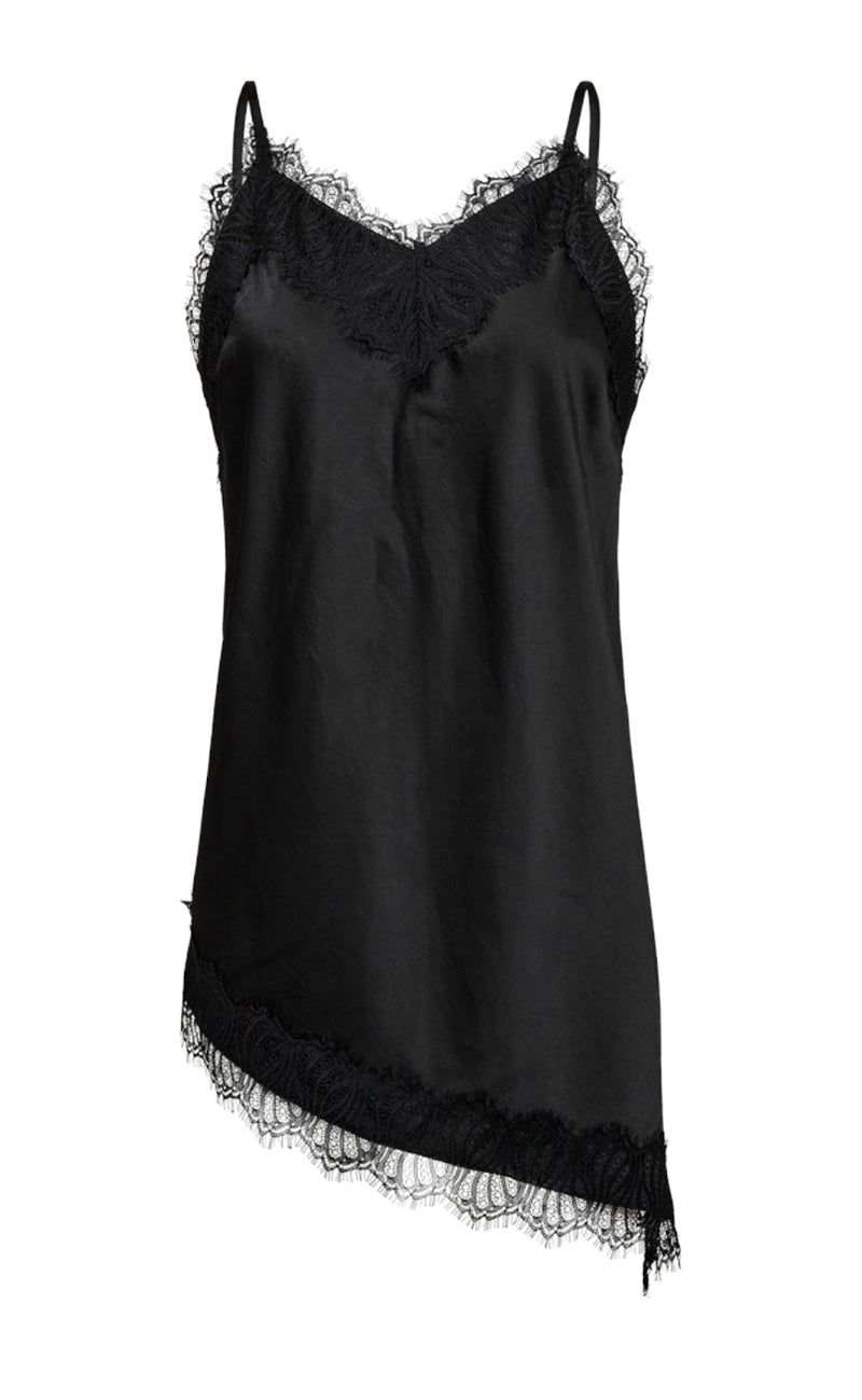 Freequent Topp - Dova - Black w. Black