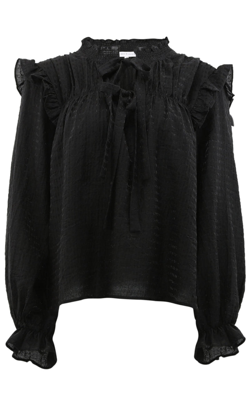 Continue Bluse - Nora - Black