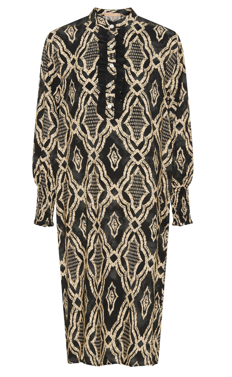 Marta Du Chateau Kjole - Gry - Black