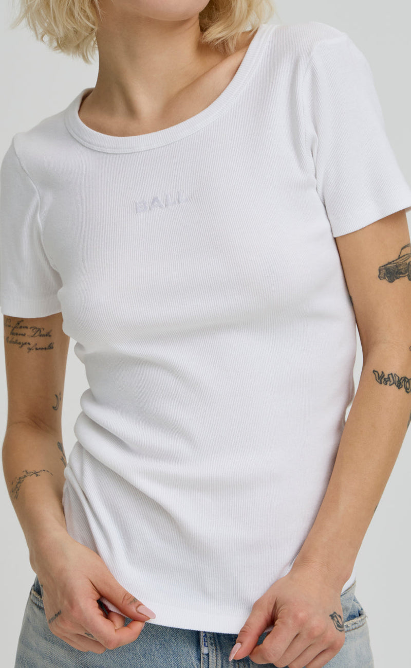 BALL Original T-shirt - Tobelli SS - Blanc De Blanc