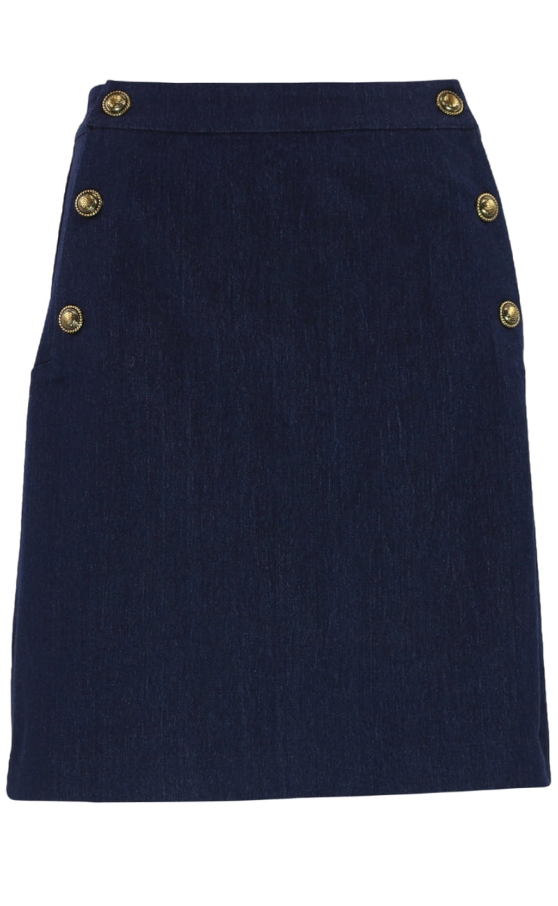 Continue Skjørt - Gabby - Solid Blue