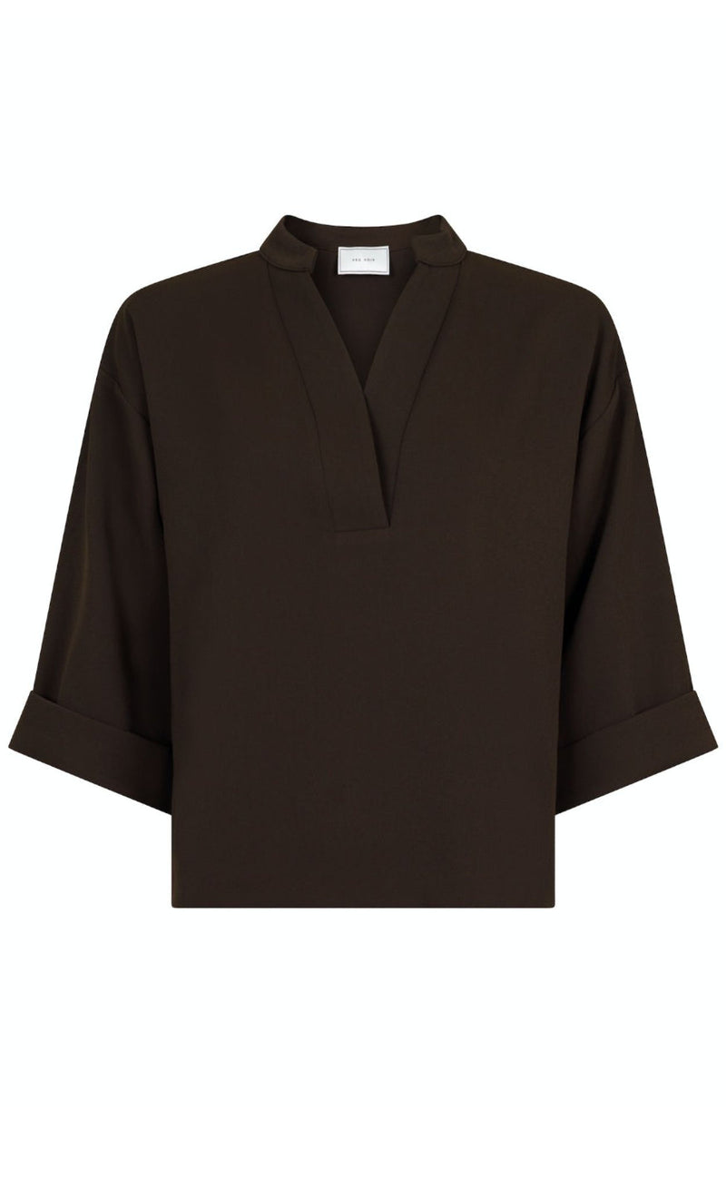 Neo Noir Bluse - Luma - Brown