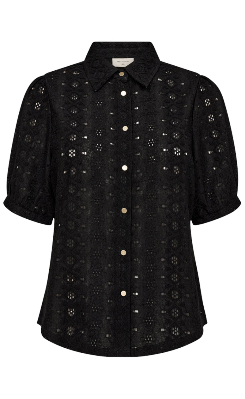 Freequent Bluse - Bloss - Black