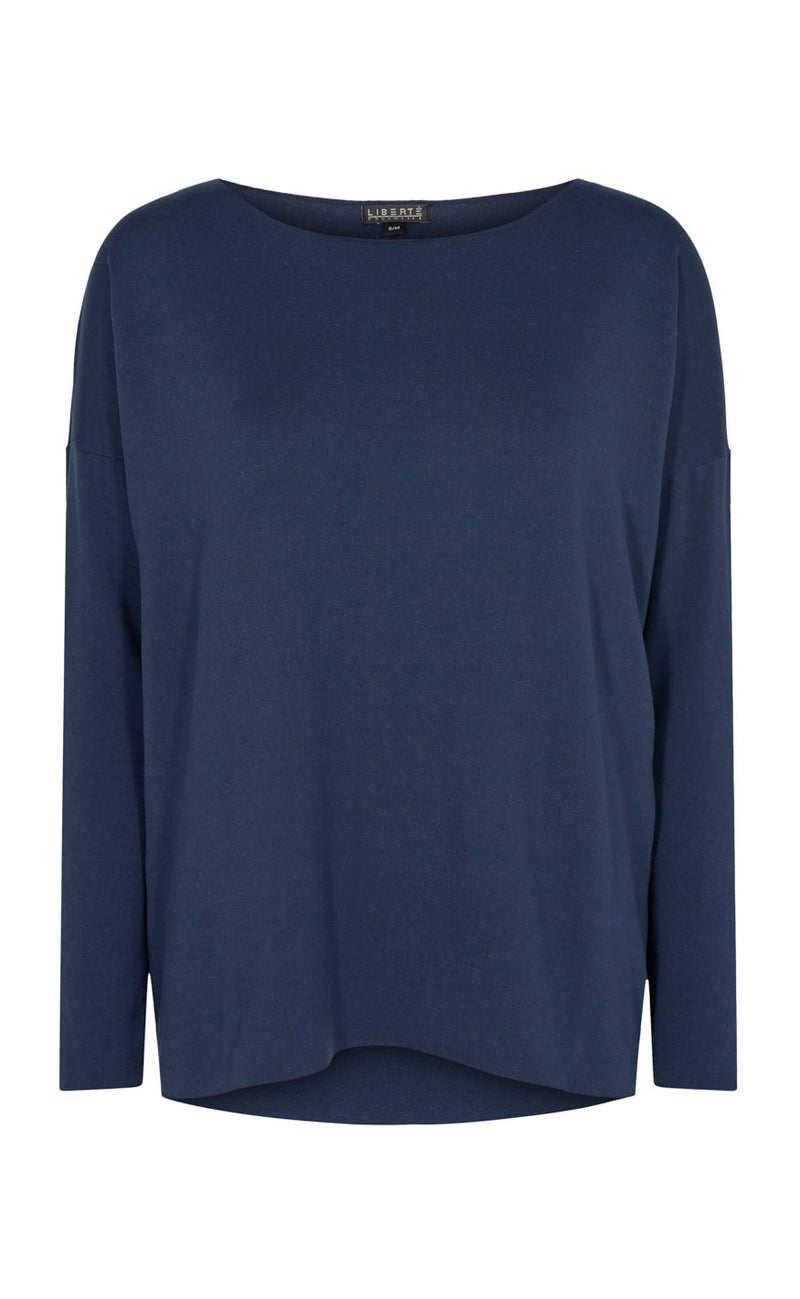 Liberte Bluse - Alma Fleece - Navy
