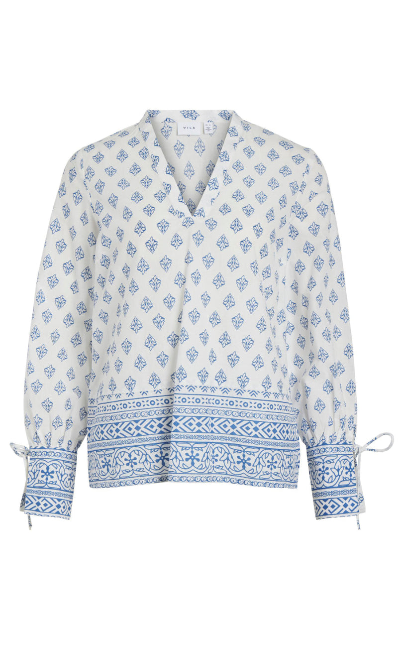 VILA Bluse - Hymna - Cloud Dancer